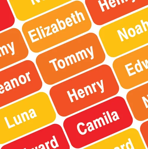 Miniatura 34 de Etiquetas de Nombre Personalizadas para Niños – 60 Etiquetas Impermeables de Pelar y Pegar para Ropa, Cajas de Almuerzo, Botellas de Agua, Bolsas