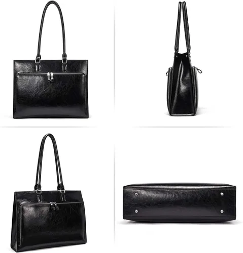Miniatura 5 de BOSTANTEN Maletín de cuero para mujer, cartera de cuero para mujer