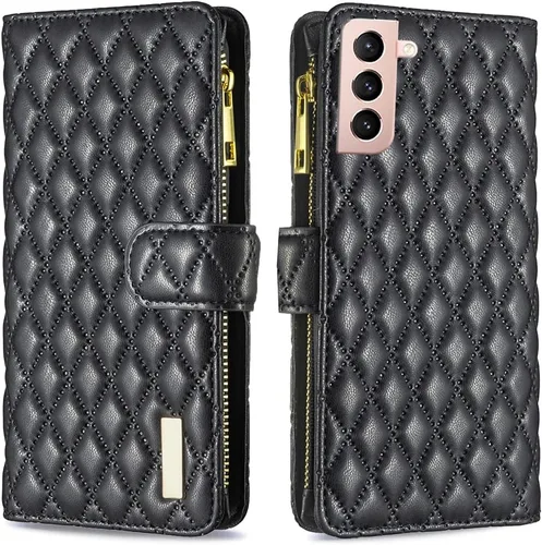 Miniatura 7 de Asuwish Funda de teléfono para Samsung Galaxy S21 5G de 6.2 pulgadas con protector de pantalla de vidrio templado y soporte de tarjeta de crédito