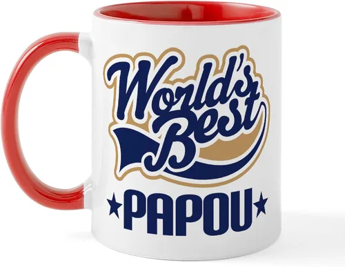 Miniatura 9 de CafePress Papou (Worlds Best) Taza de café de cerámica (11 oz (11.0 fl oz)