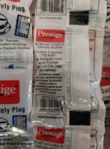 Miniatura 4 de Prestige - Válvula de seguridad para ollas a presión de aluminio, supremo, Ultimate y Regular Prestige, solo plata, paquete de 3