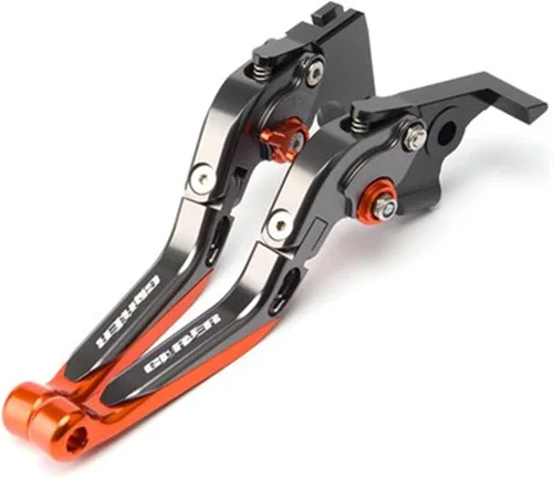 Miniatura 10 de Para Suzuki para GIXXER 250 SF 250SF 150 125 2020 2023 Accesorios de moto CNC ajustable palancas de freno de embrague plegables (color : negro)