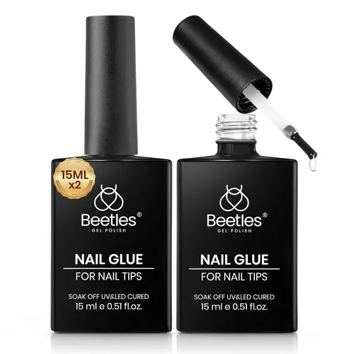 Miniatura 9 de Beetles Esmalte de uñas en gel - Capa base de gel, 15ml, Esmalte de uñas en gel prebondado de larga duración, capa base con lámpara de uñas UV, Capa