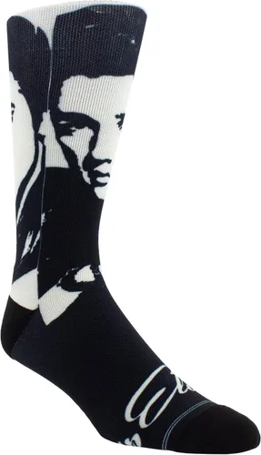 PERRI'S SOCKS ACDC - Calcetines de sublimación con licencia oficial de teñido Calcetines acolchados novedosos de banda de rock para hombres y