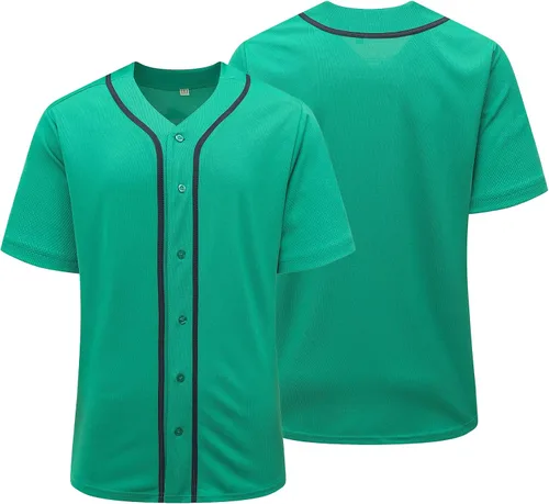 Tocament Camiseta de béisbol para hombres y mujeres, uniformes deportivos hipster hip hop, camisas de manga corta para camisa personalizada con