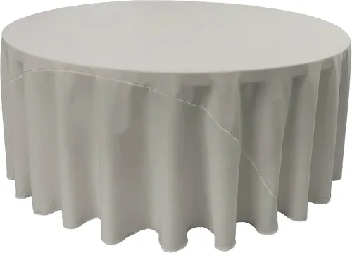 Miniatura 49 de LA Linen - Mantel redondo lavable de popelina de poliéster, resistente a manchas y arrugas, 51", mantel de tela para comedor, cocina, fiesta, Negro