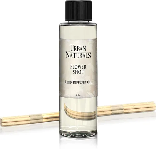 Miniatura 96 de Urban Naturals Recambio de aceite difusor de varillas ámbar y lavanda, lavanda relajante, ámbar cálido, aroma calmante para habitación, 4 onzas +