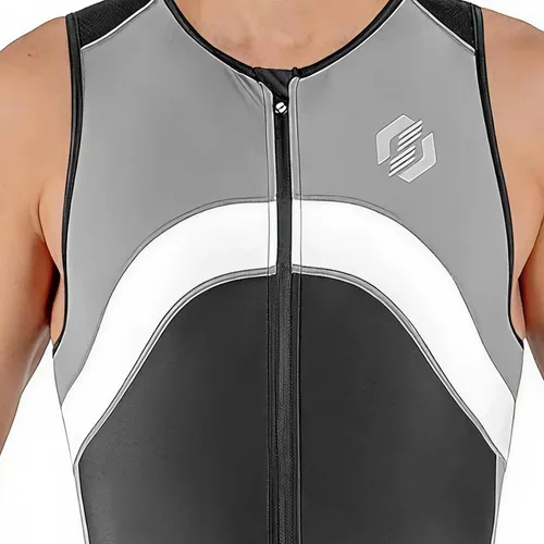 Miniatura 5 de SLS3 Traje de Triatlón para Hombre - Trisuit Premium para Hombre - Kit de Triatlón sin Mangas, de Secado Rápido con Bolsillo Grande en la Espalda