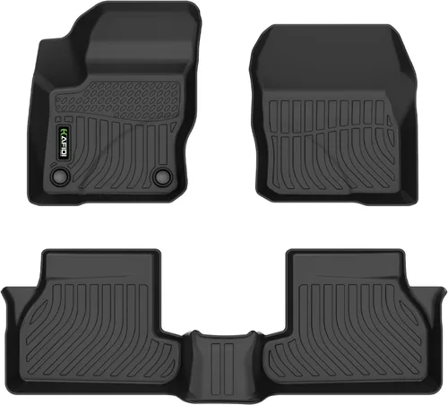 Miniatura 21 de HAFIDI® - Tapetes para auto con almacenamiento debajo del asiento, para todo clima, antideslizantes, de elastómero termoplástico, para la primera