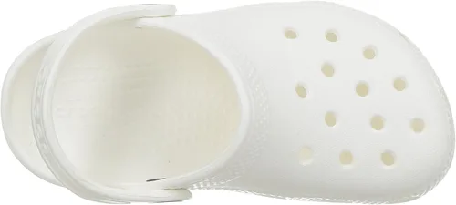 Miniatura 2 de Crocs Zuecos clásicos unisex para niños, blancos, 8 niños pequeños