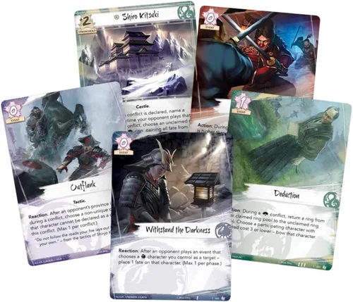 Miniatura 2 de Legend of The Five Rings: The Card Game A Champion's Foresight Dynasty Pack - Juego de estrategia táctica para niños y adultos, mayores de 14 años