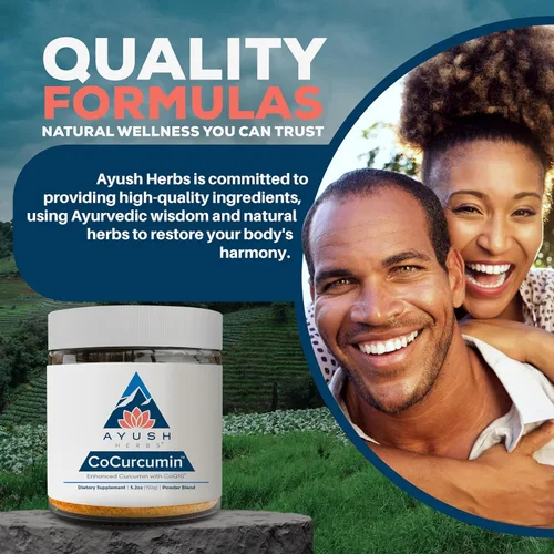 Miniatura 7 de Ayush Herbs Cocurcumina en polvo, músculo altamente absorbible, apoyo articular y cognitivo, 5.2 onzas