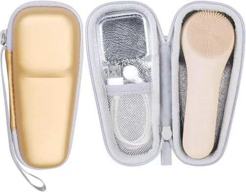Miniatura 9 de co2CREA Estuche rígido compatible con cepillo de limpieza facial sónico NågraCoola CLIE 2 1 (amarillo)