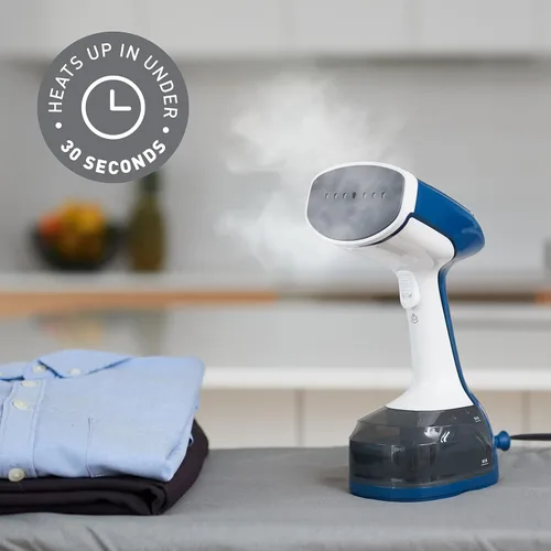 Miniatura 2 de Sunbeam 1200W Vaporizador de mano para ropa con explosión de vapor, configuración de vapor dual, calentamiento rápido de 30 segundos, accesorio