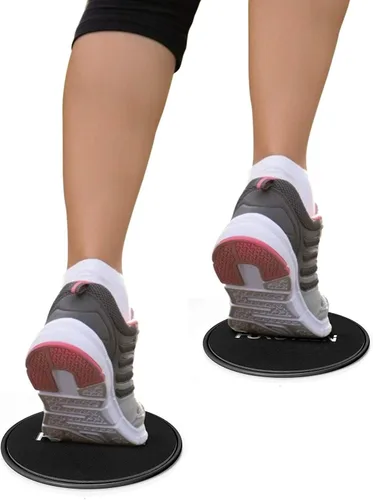 Miniatura 3 de Deslizadores de núcleo, discos deslizantes de ejercicio de doble cara para uso en alfombras y suelos de madera dura, aparato de fitness ligero