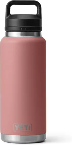 Miniatura 39 de YETI Rambler - Botella de 36 onzas, aislada al vacío, a prueba de fugas, de acero inoxidable con tapón para sorbos Aislamiento al vacío Azul marino