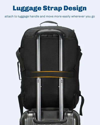 Miniatura 4 de Hynes Eagle Mochila de mano de 38 L, mochila de viaje grande para mujeres, aprobada para vuelos, bolsa de fin de semana, mochila para laptop