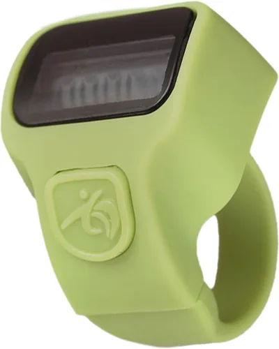 Miniatura 17 de Contador de dedos 5 canales digital Tasbih Número Clickers con pantalla LCD para contar oración tejer regalo deportivo Contador negro de moda