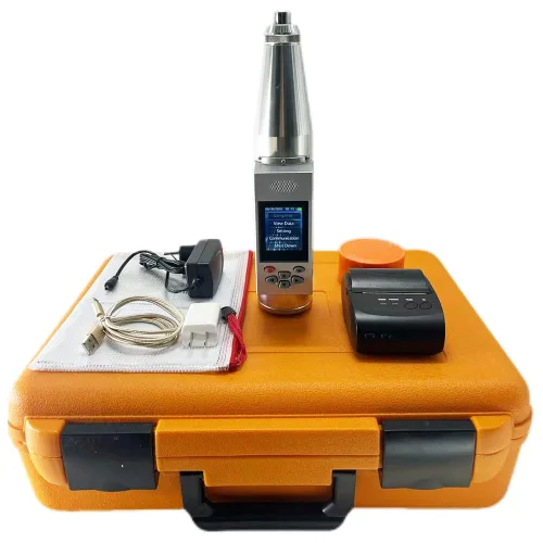 Miniatura 4 de Probador de martillo de rebote de hormigón digital Resiliómetro de voz integrado Martillo de prueba de hormigón con rango de 10 a 60 MPa Martillo