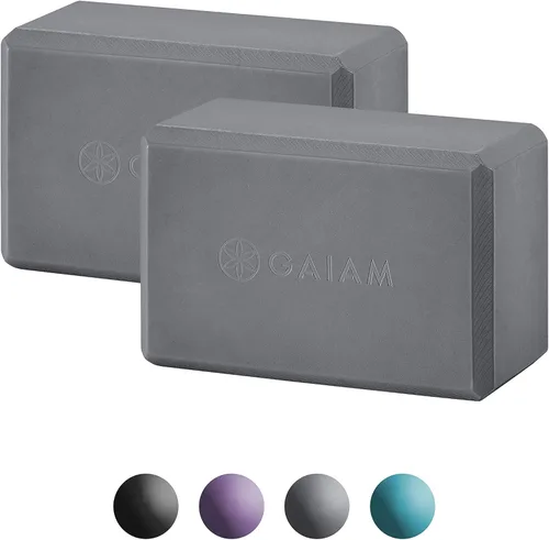 Miniatura 23 de Gaiam Yoga Block - Supportive Latex-Free Eva Foam - Soft Non-Slip Surface with Beveled Edges for Yoga, Pilates, Meditation Menta cool