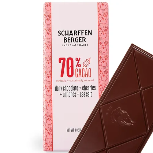 Miniatura 15 de Barra de Chocolate Scharffen Berger - Chocolate Negro - 62 Por Ciento Cacao - Semi-Amargo - Fino Artesanal - Barras de 3 onzas - Paquete de 12