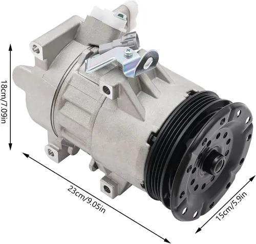 Miniatura 2 de Compresor de aire acondicionado con embrague, compresor de CA y embrague de A/C, control de clima y refrigeración del motor y A/C con embrague CO
