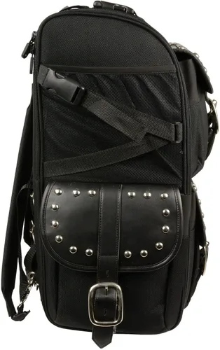 Miniatura 3 de EXCELSIOR INT - Bolsa de viaje grande para motocicleta, mochila, equipaje de viaje, color negro