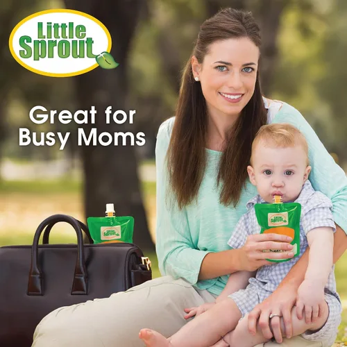 Miniatura 5 de Bolsas desechables de comida para bebés (24 unidades) – Haz tus propios exprimidores de 6 onzas – Funciona con todas las estaciones de llenado