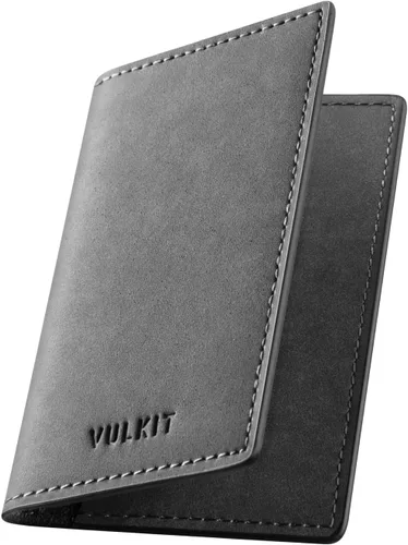 Miniatura 8 de VULKIT - Porta tarjetas de visita de cuero, organizador delgado de 2 lados para tarjetas de nombre de negocios para hombres o mujeres, Rosa