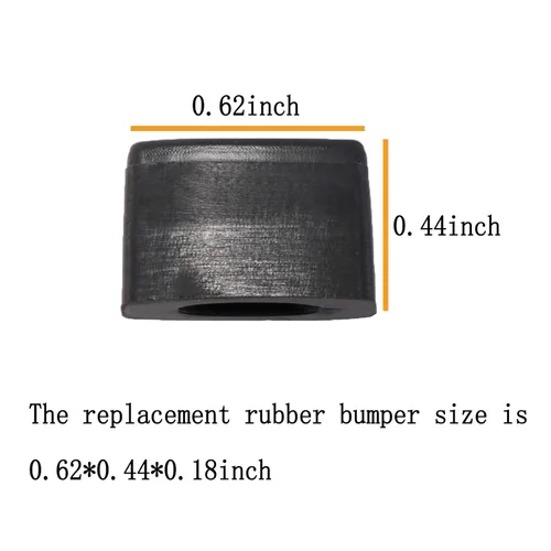 Miniatura 2 de Parachoques de goma de repuesto para placa Power XL Crisper, 8 puntas de goma de silicona para freidora, accesorios de piezas de repuesto