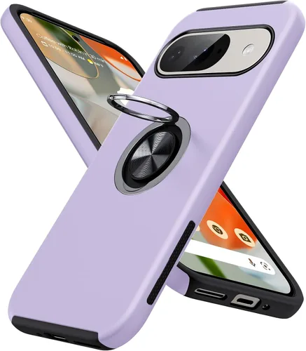 Miniatura 33 de JAME Funda para Google Pixel 7 Pro, Funda de Ajuste Delgado para Pixel 7 Pro con Soporte de Anillo Kickstand