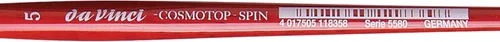 Miniatura 93 de da Vinci Watercolor Series 5580 CosmoTop Spin Pincel de Pintura, Redondo Sintético con Mango Rojo
