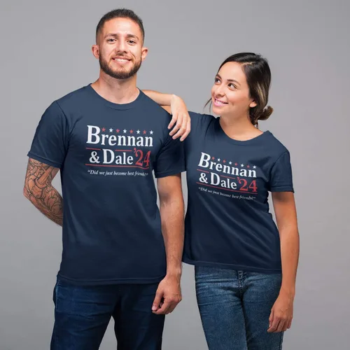 Miniatura 2 de Donkey Tees Camiseta divertida Brennan Dale 2024 Camiseta estampada 100% algodón para hombres y mujeres Fabricada en los Estados Unidos