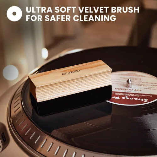 Miniatura 10 de EVEO Vinyl Record Cleaning Kit - 4-in-1 Premium Vinyl Record Cleaner & Vinyl Cleaning Kit with Velvet Brush, Vinyl Cleaner Liquid, Duster &