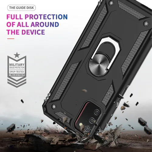 Miniatura 6 de LeYi para Samsung Galaxy A03S Funda de teléfono, Funda Samsung AO3S con [Paquete de 2] Protector de pantalla, [Calidad militar] Funda protectora