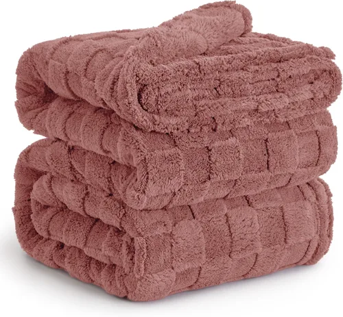 Miniatura 54 de Bedsure GentleSoft - Manta verde salvia para sofá, manta de forro polar a cuadros, regalos de Navidad para mujeres, hombres y niñas, bonita manta