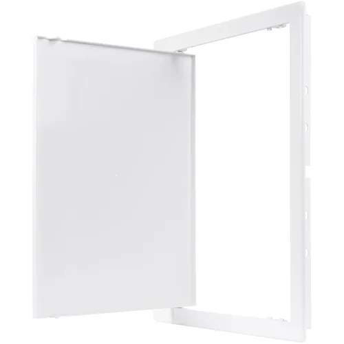 Miniatura 7 de Panel de acceso de plástico blanco de 12 x 16 pulgadas. Panel de puerta de eje de servicio. Plomería, electricidad, calefacción, panel de acceso