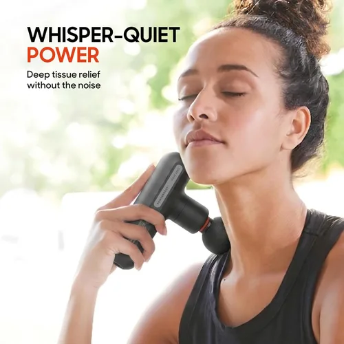 Miniatura 3 de Sharper Image Powerboost Move Aero [nueva versión 2026] Mini pistola de masaje de percusión de tejido profundo, herramienta de masaje