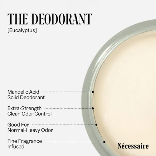 Miniatura 4 de Nécessaire The Deodorant Duo Eucalyptus Desodorante natural sin aluminio para mujeres y hombres. Tratamiento extra fuerte con ácido mandélico.