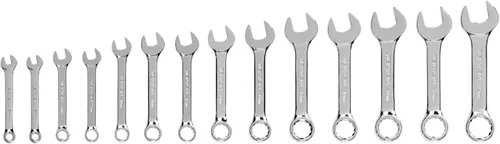 Miniatura 17 de TEKTON WCB92403 - Juego de llaves combinadas stubby con soportes, 25 piezas (1/4-3/4 pulgada, 6-19 mm)