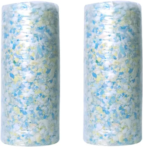 Miniatura 9 de BOXIN Relleno de espuma viscoelástica triturada de 5 libras para relleno de puf, espuma de relleno de almohada suave y conveniente para cojín