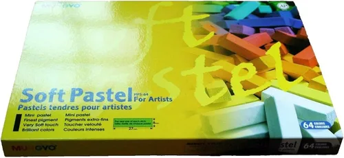 Miniatura 3 de Mungyo juego de 48 pasteles de colores surtidos, no tóxicos, tizas cuadradas