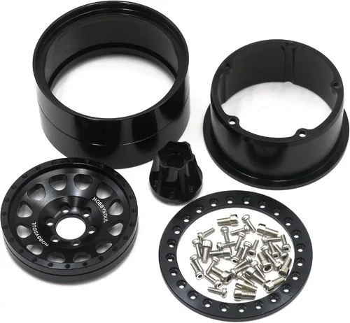 Miniatura 3 de HOBBYSOUL RC Crawler 2.2 Beadlock Ruedas y neumáticos de 4.882 in de alto, suaves y pegajosos, llantas hexagonales de 0.472 in para actualizaciones