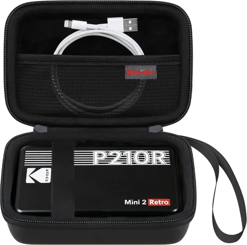 Elonbo Funda de transporte para impresora fotográfica portátil KODAK Mini 2 Retro 4PASS, cámara digital de impresión instantánea a color mini, bolsa