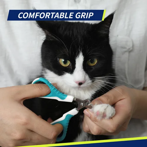 Miniatura 5 de WePet Cortaúñas para mascotas U07.1, recortadora profesional de garras, tijeras dobladas especiales para gatos, gatitos, perros, cachorros, animales