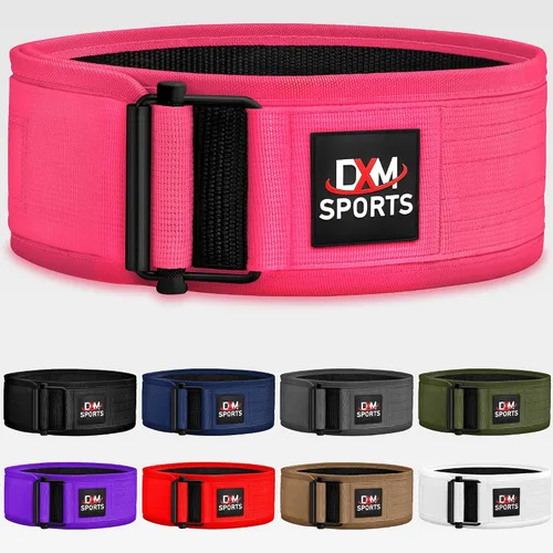 Miniatura 13 de DXM SPORTS Cinturón de levantamiento de pesas con autobloqueo, para hombres y mujeres, gimnasio, entrenamiento de fuerza, levantamiento de pesas