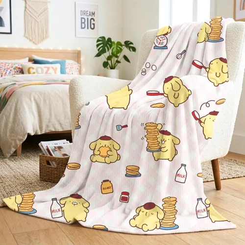 Miniatura 14 de Coleccionables Hello Kitty & Friends Ropa de cama Manta súper suave y acogedora, 62 in x 90 in, (Producto oficialmente licenciado) de Franco Hello