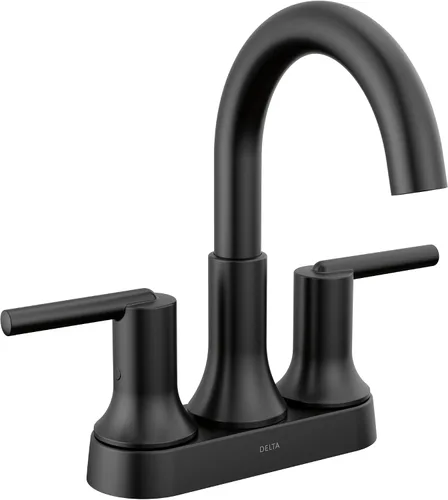 Miniatura 12 de Delta Grifo Trinsic Gold grifo de baño, grifo de lavabo de baño, centro de mesa, tecnología de sello de diamante, ensamblaje de drenaje de metal