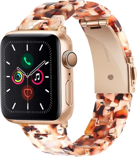 Miniatura 12 de HOPO Compatible With Apple Watch Band Thin Lightweight Resin Strap Bracelet Fashion Wristband Replacement For iWatch Bands Series Ultra 11 10 9 8 7