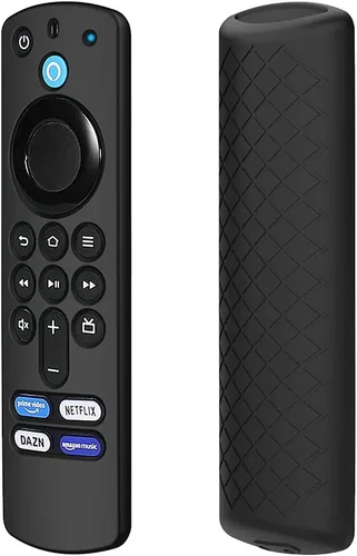 LEFXMOPHY Funda de repuesto para control remoto de TV negra (3ª generación), control remoto por voz de liberación 4k Max 2021 (3 generaciones),